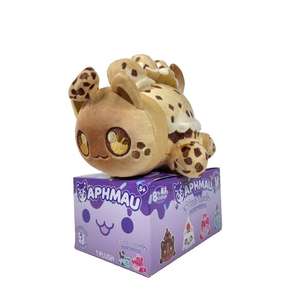 Aphmau MeeMeows COOKIE DOUGH Cat 6" Plush Ice Cream - Picture 10 of 16
